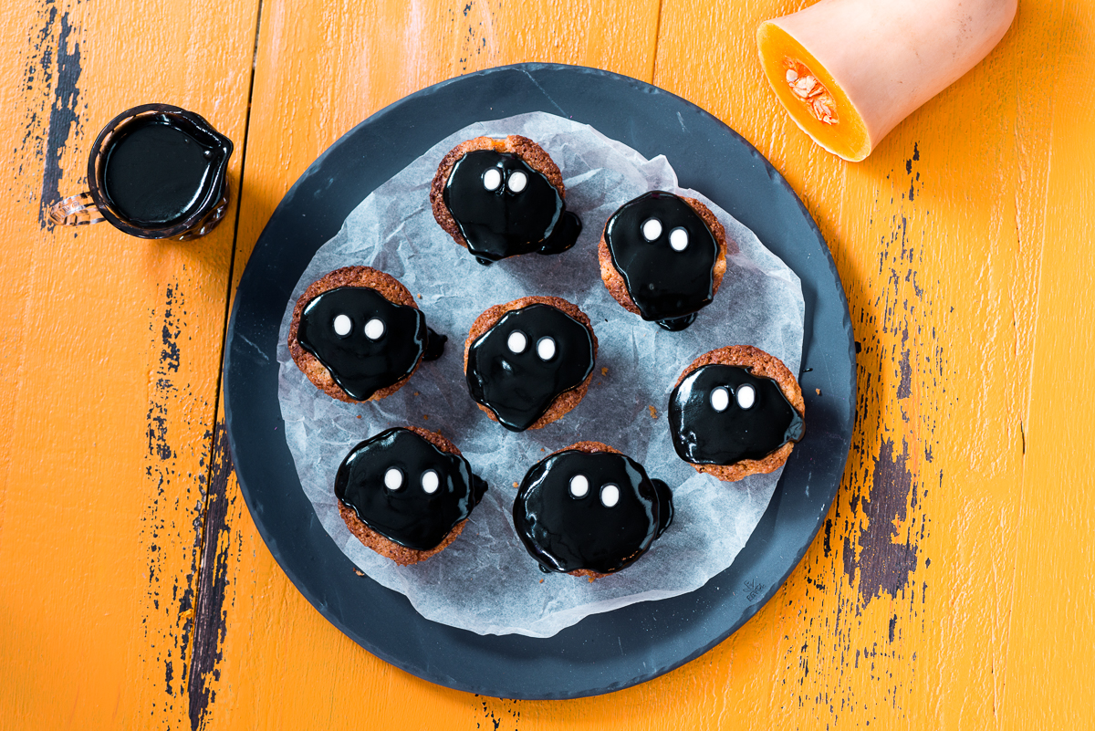 Halloweenin kummitusmuffinit